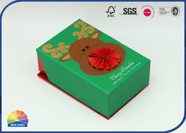 Quality Glittering 4c Print Hinged Top Flip Cardboard Box Candle Boxes for sale