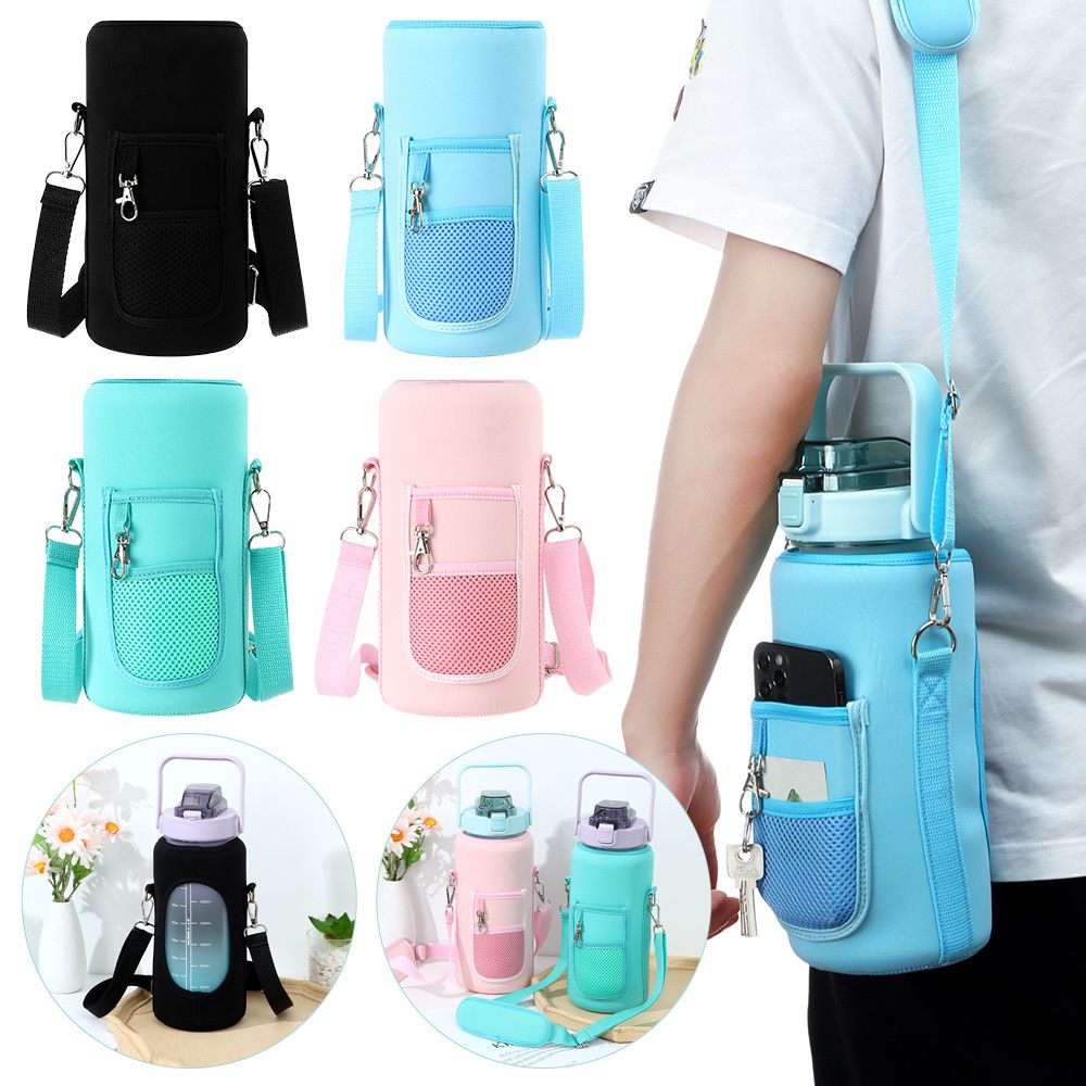 Sports Water Bottle Case Cover Insulated Bag Bottle Cooler Sleeve Portable Camping