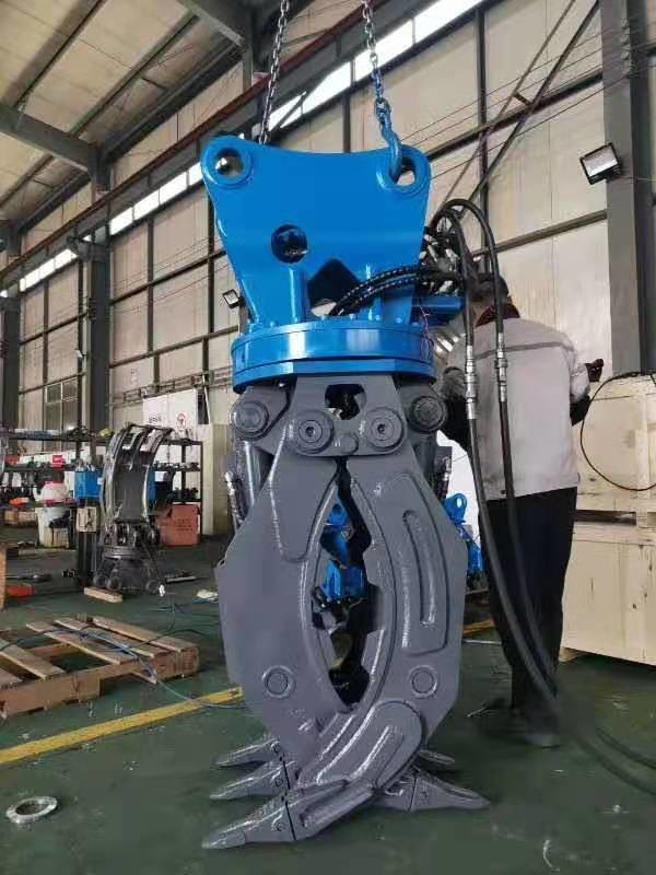 3-10 Tons Excavator Rotating Grapple For Hitachi ZX100 ZX220