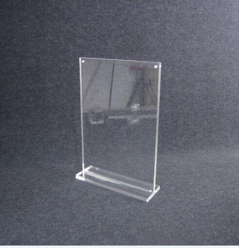 COMER Acrylic Display Sheet Board Panel stand for Inserts Tag Brochure, Leaflet,