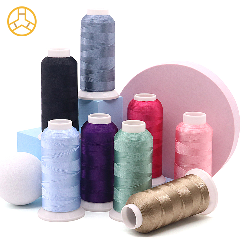 Sustainable 720 Colors 120D/2 100% Polyester Embroidery Thread For Machine Embroidery