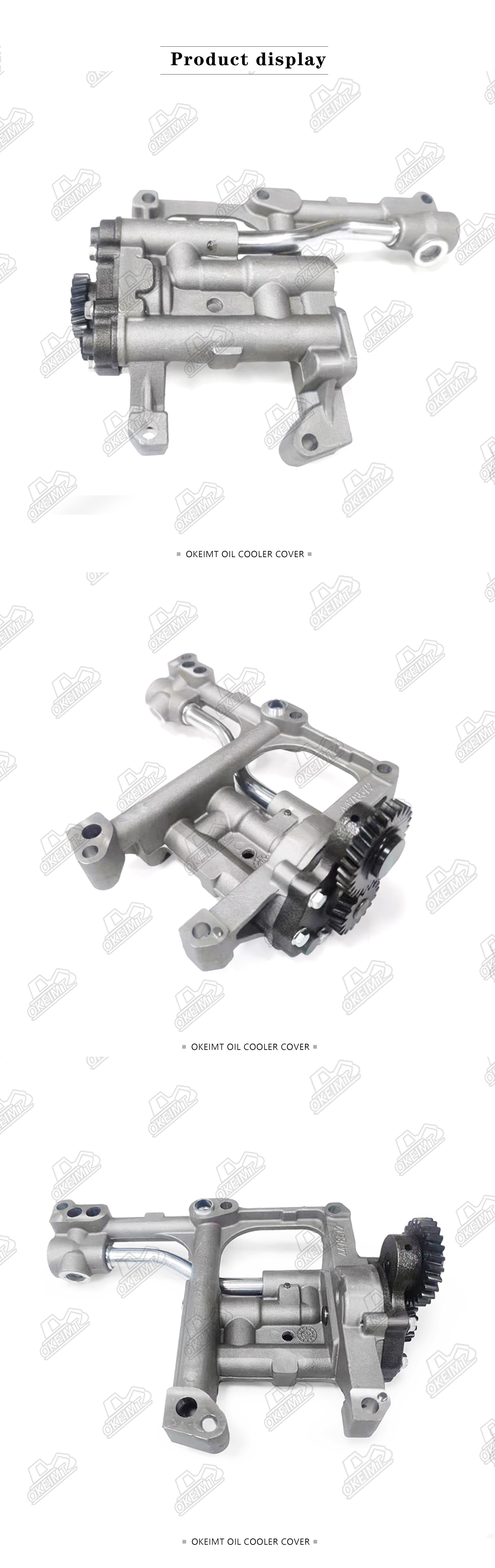 420-0454 3738014 Oil Pump Compatible With Caterpillar C6.6 C7.1 Engine Oil Pump