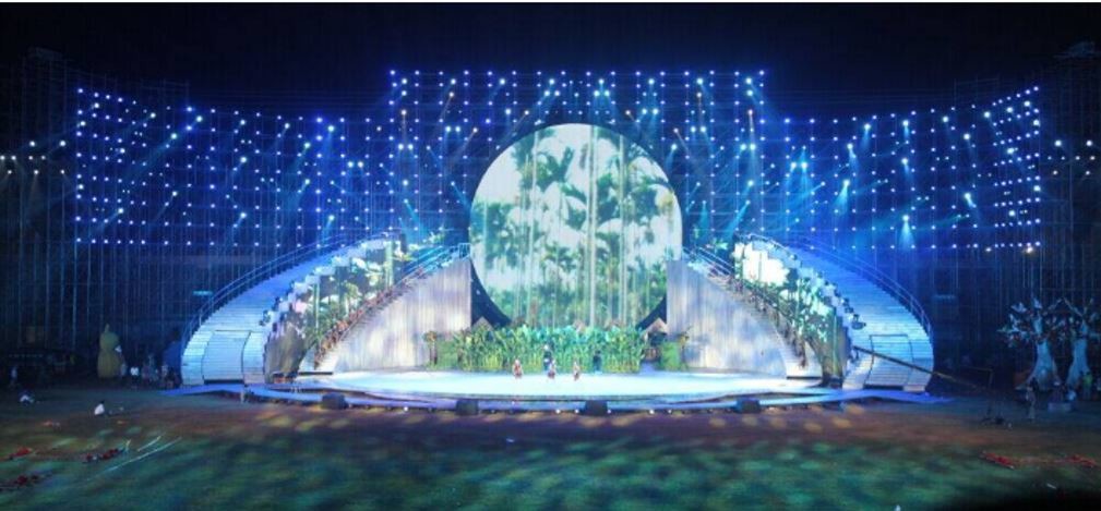 High Brightness Digital Transparent LED Display P15.6mm IP65 500*1000mm