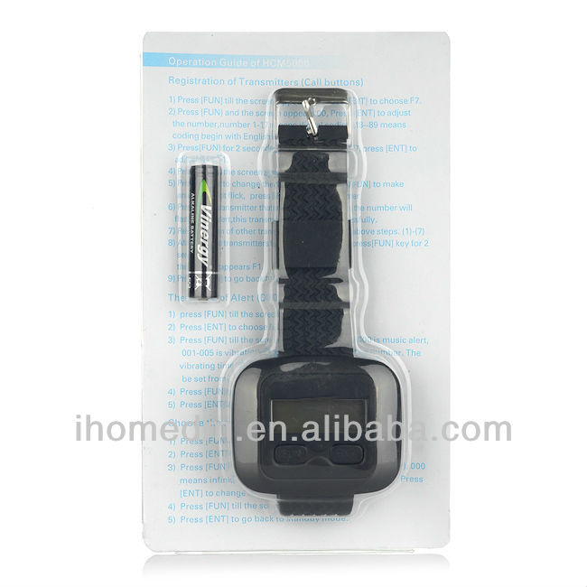 Customer call waiter wireless ordering system