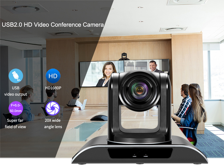 SDI HD Video Cameras for Professional Broadcasting Robotic PTZ Camera with 20xzoom