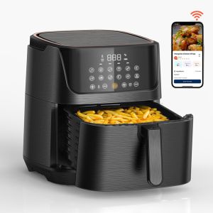 Digital Smart Custom Oil Free Deep Fryer With Wifi Function Tuya App Control