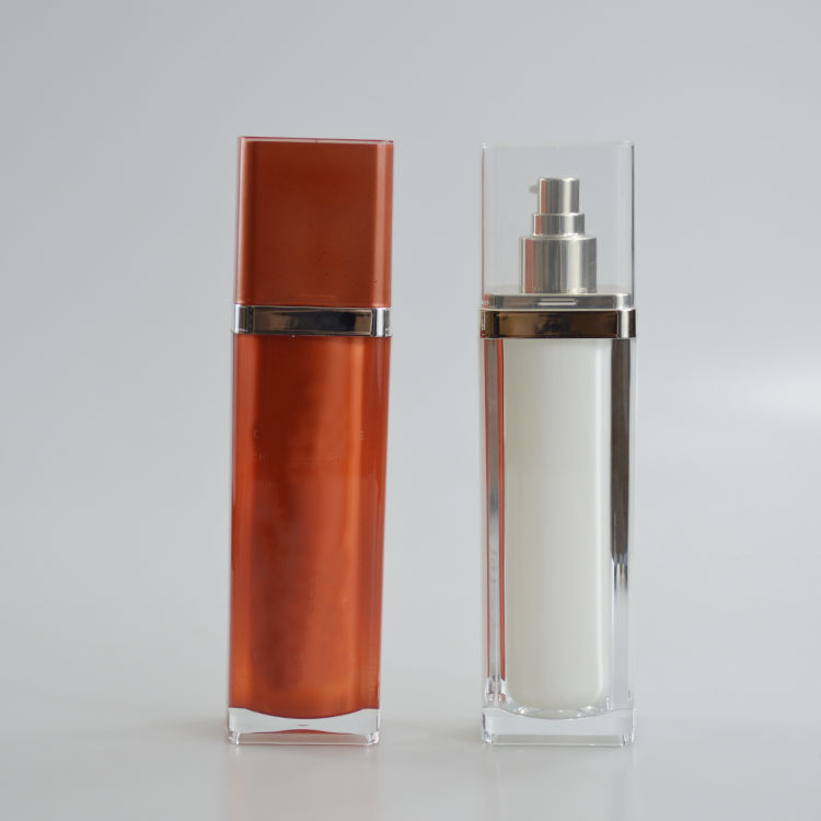 150ml Square Acrylic Bottle Pump Lotion Bottle Color Customization for Your Lotion