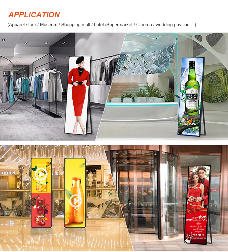 Digital GOB Waterproof Smart Led Poster Display Screen P1.8 P2 P2.5