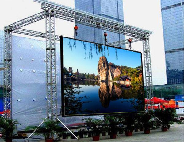 Epistar Chip Outdoor Rental LED Display 5.95mm Pixel Pitch SMD1921 100000 Hours