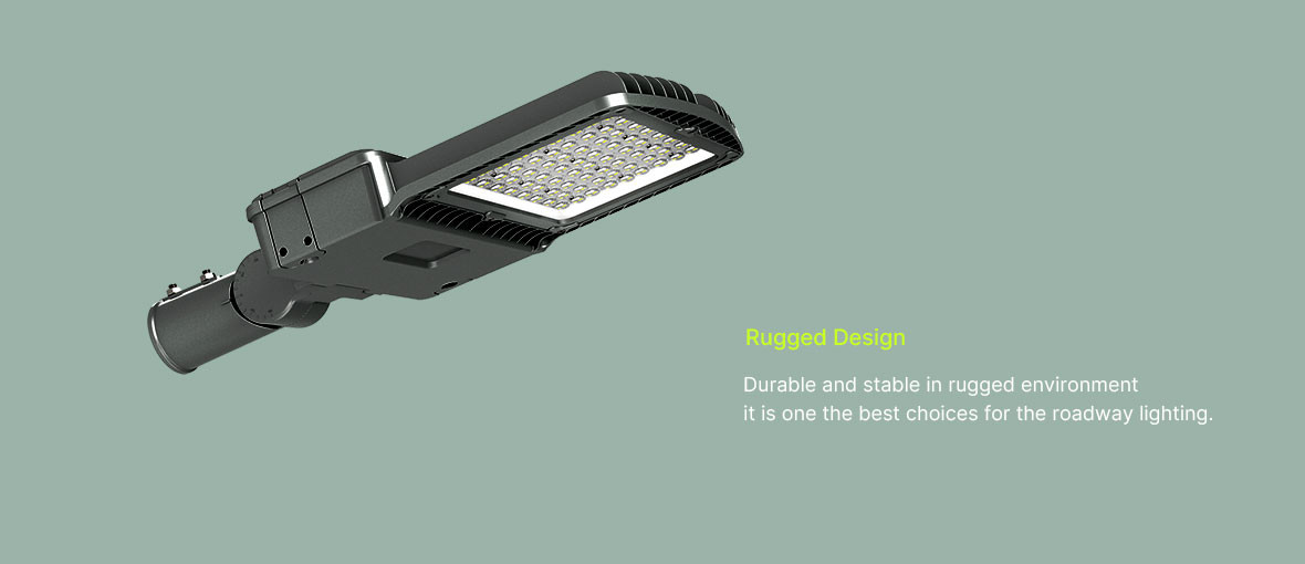 Sensor-Controlled Type 2 LED Street Light for Parking Lot and Highway