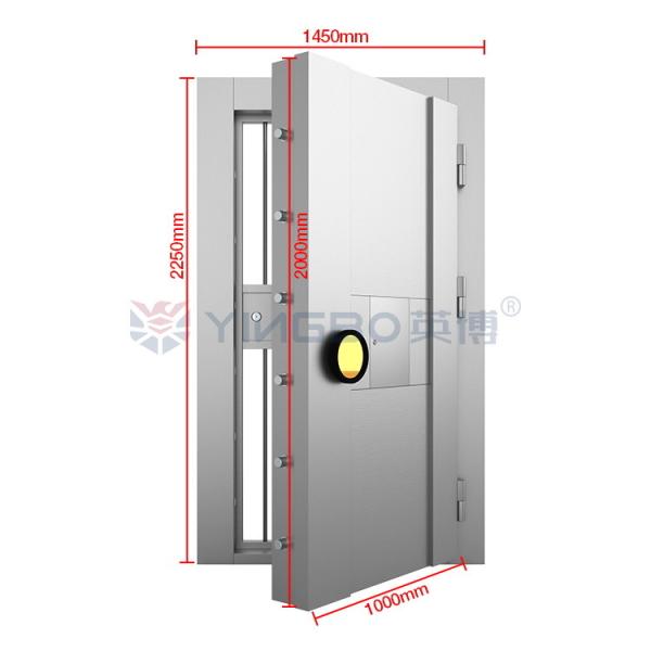 Quality Anti Theft Safe Vault Door For Bank Home Office Security Fire Rated Vault Doors H2250* W1450mm for sale