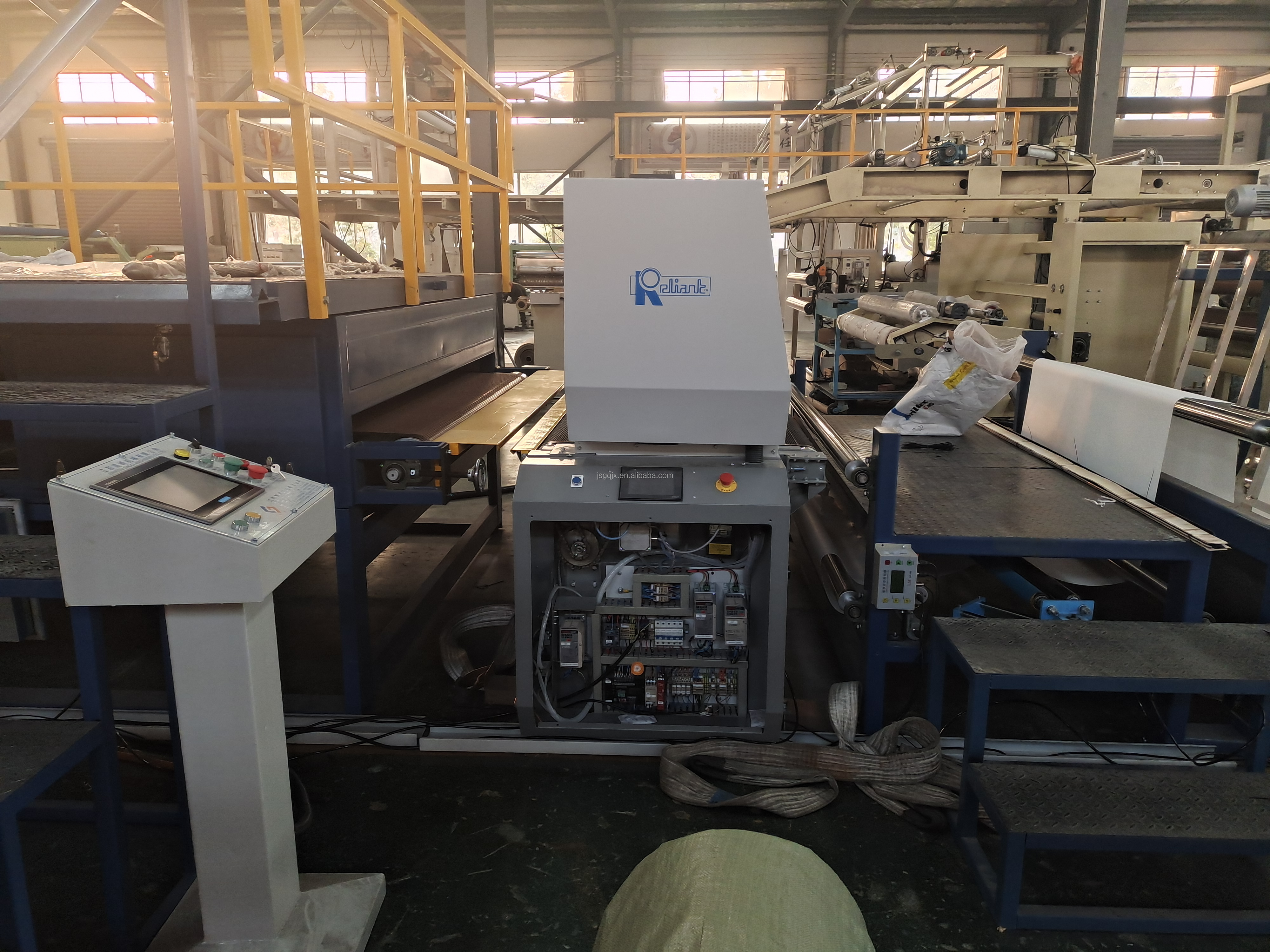 60 KW Automotive Air Conditioner Activated Carbon Air Filter Cloth Laminating Machine for Filtration