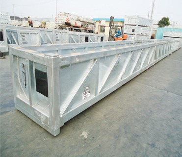 Maximum Payload 12000KGS 39ft to 76ft Galvanized LR Certified DNV 2.7-1 Standard Open Top DNV Offshore Cargo Basket