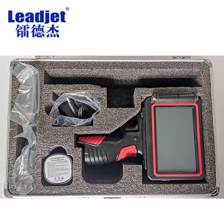 S100C Online Handheld Batch Code Printer ODM Portable Coding Machine 45cc Volume