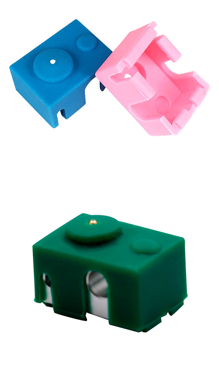 Plastic 23*16*11.5mm E3D-V6 PT100 Silicone Sleeve / Silicon Rubber Case
