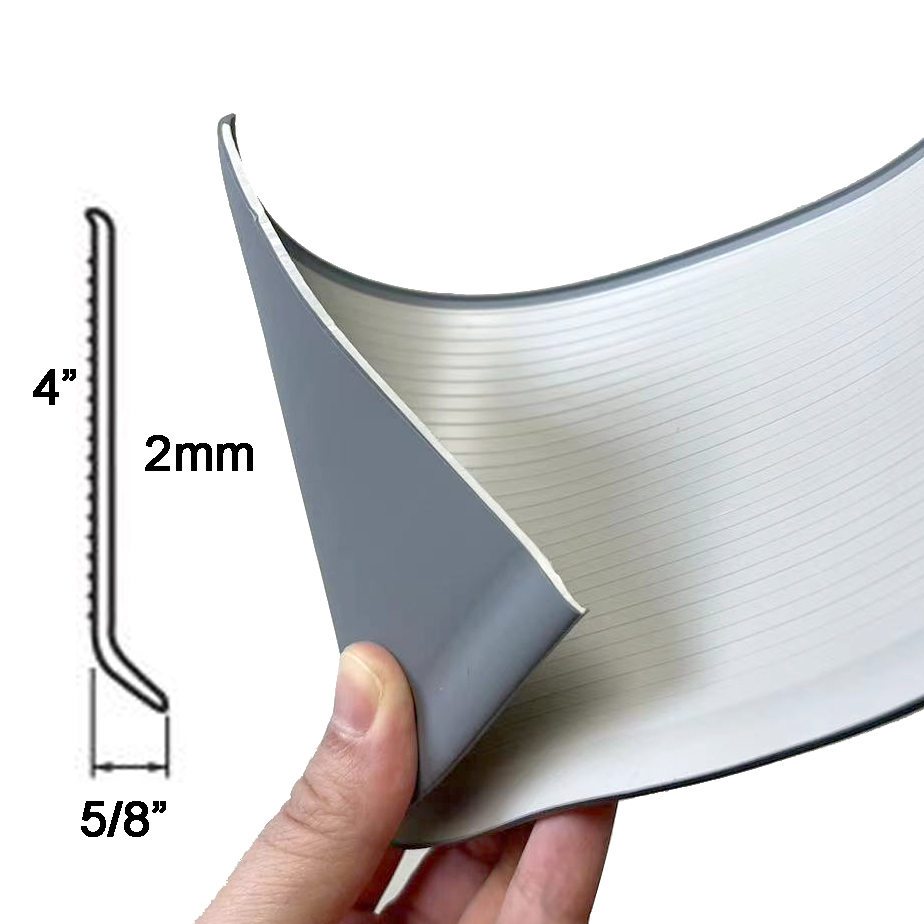 Function protect wall floor 6" X 1/8" Scratch resistant Vinyl Cove Base wall base PVC skirting board