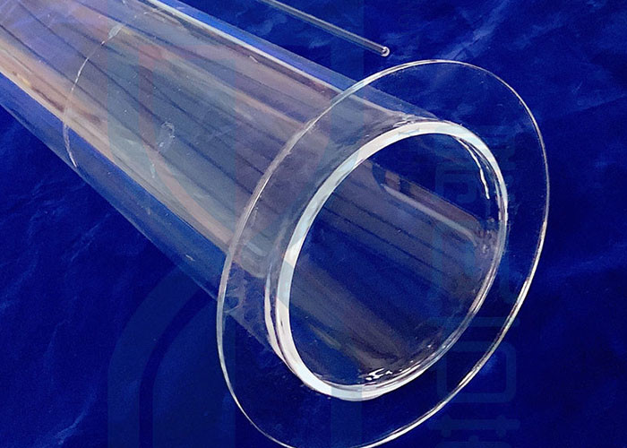 OD300mm SIO2 Quartz Glass Tube For Tube Furnace Flange