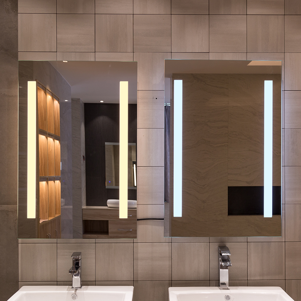 Modern Design Bathroom Mirror With Bluetooth LED Lighting Bluetooth Illuminated Mirror