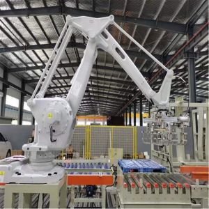 Stacking Robotic Arm Palletizer Automatic Palletizer Machine For Barrels Baskets