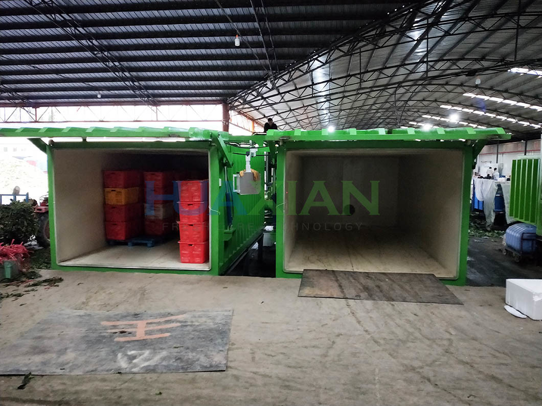 12 Pallet Vacuum Pre Cooling Food Preservation Equipment, R134A Refrigerant Vacuum Cooler Machine