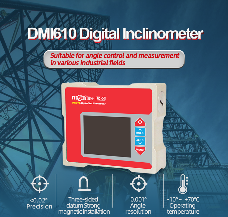 1.5V 2 Axis Magnetic Digital Protractor DMI