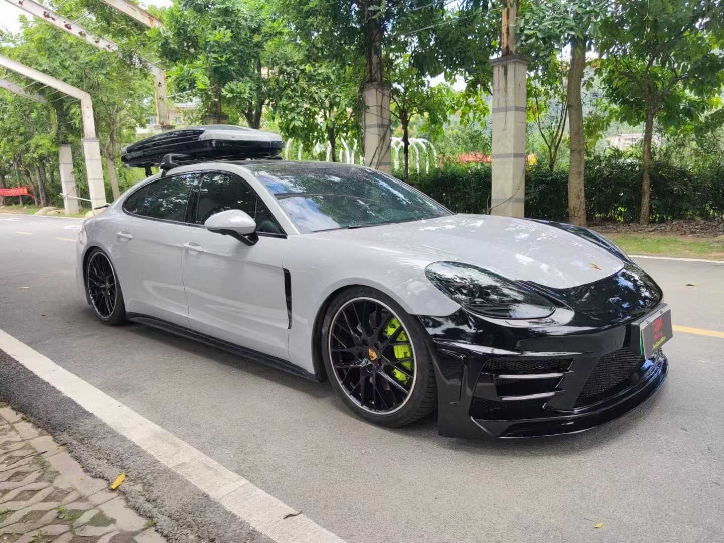 For Porsche Palamela 971 Body Kit 971 Upgraded ATR Style Front and Rear Bumper Side Skirt Body Kit