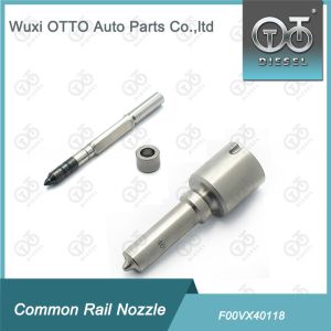 Common Rail Diesel Injector Nozzle Model F00VX40018 with High-Speed Steel and