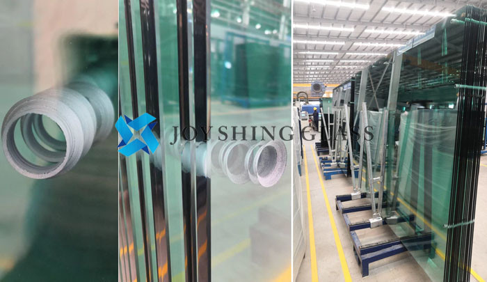 Clear Toughened Glass With Holes