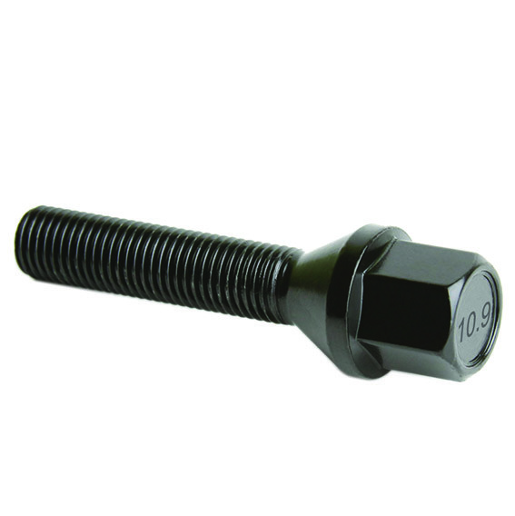 Grade 10.9 Extended Bmw Wheel Bolts Black Shank 44mm For BMW F Chassis G Chassis & Mini