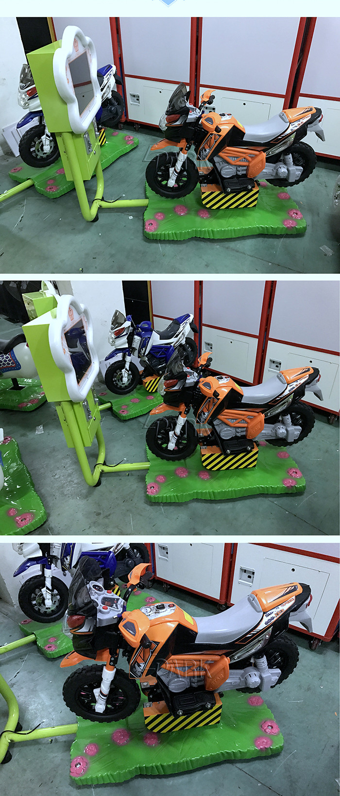 Mini funfair amusement park game machine EPARK coin operated kiddie ride on motorcycle