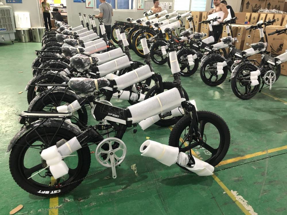 3 Wheel Tricycle Cargo Electric Bike Rear Engine Fat Tire Cargo Trike 500w 48v 20"