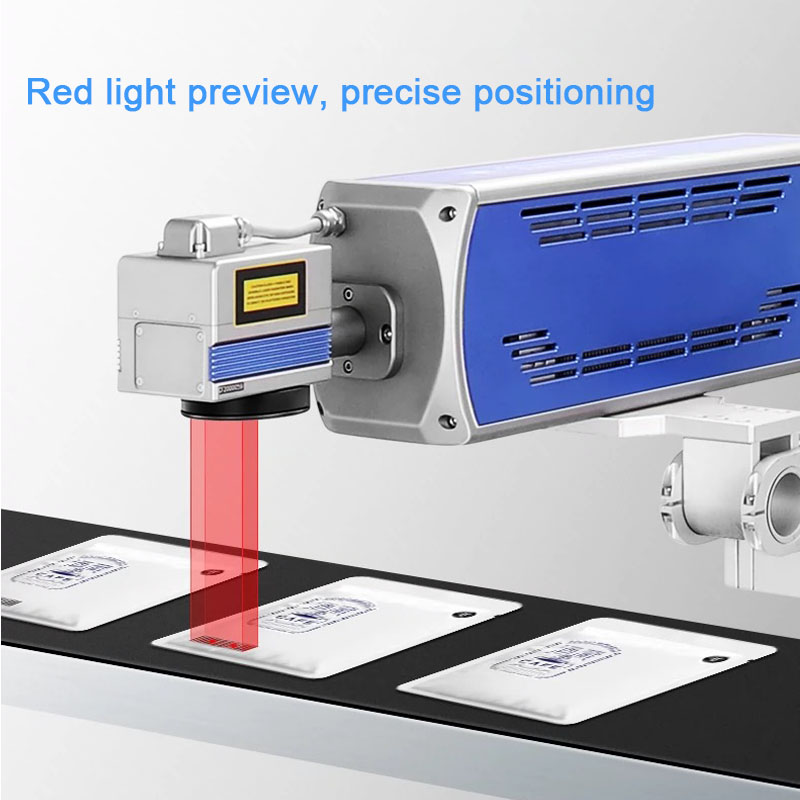 RAYCUS Laser Inkjet Printer for Automated Loading PVC Hose Paper Box on Cosmetics Date Online Assembly Line