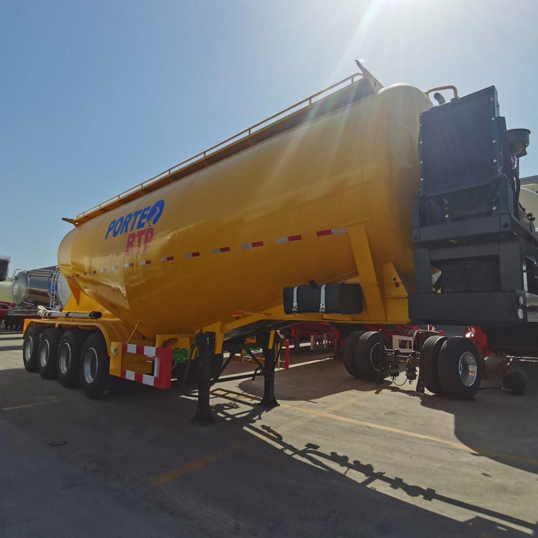 Cement/Lime/Coal Ash/Soda Powder Storage Transport Vessel Tank Semi Trailer