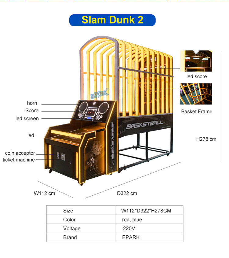 Youth basketball machinel Game Machine Coin Operated for Entertainment
