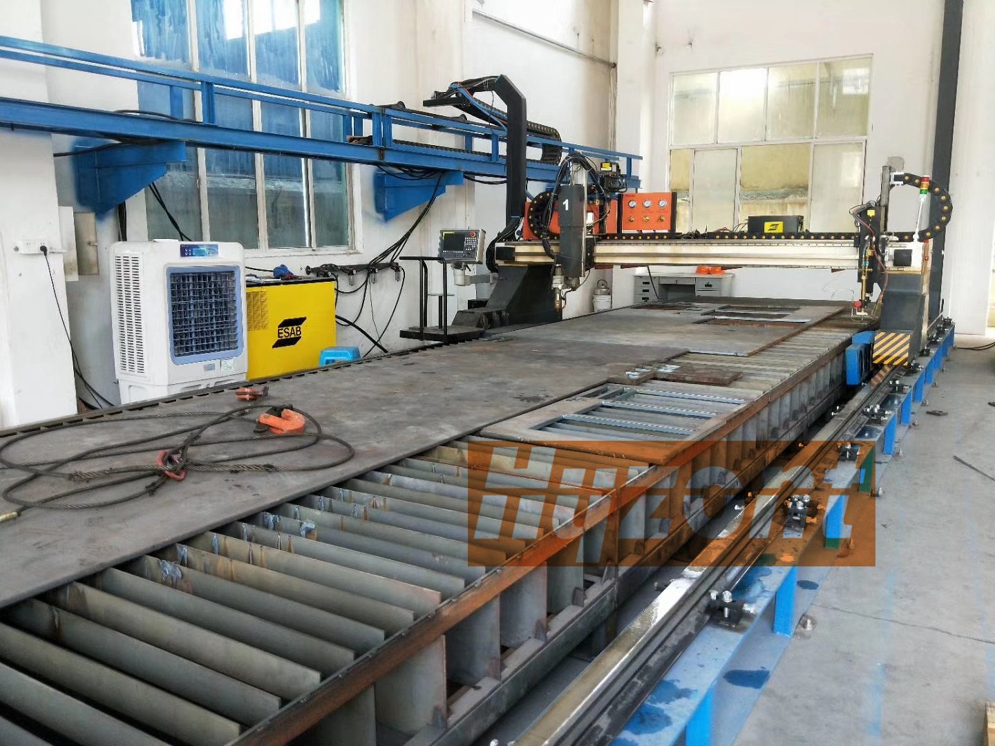 High Definition Gantry Cnc Plasma Cutter Steel Plate Beveling