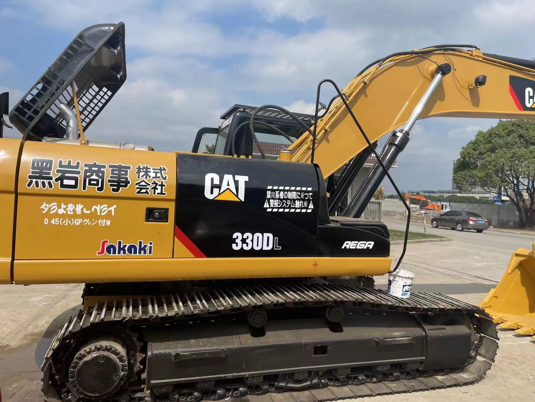Used excavator CAT 330D second hand digger used heavy machine 30 ton second hand excavator import excav