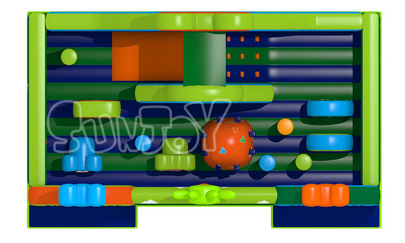 Double Stitched Mickey Park Inflatable Playground Slides