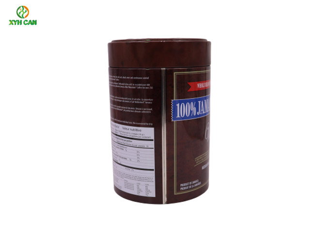 Coffee Tin Can Recyclable Color Printed Airtight for Coffee Bean Packaging