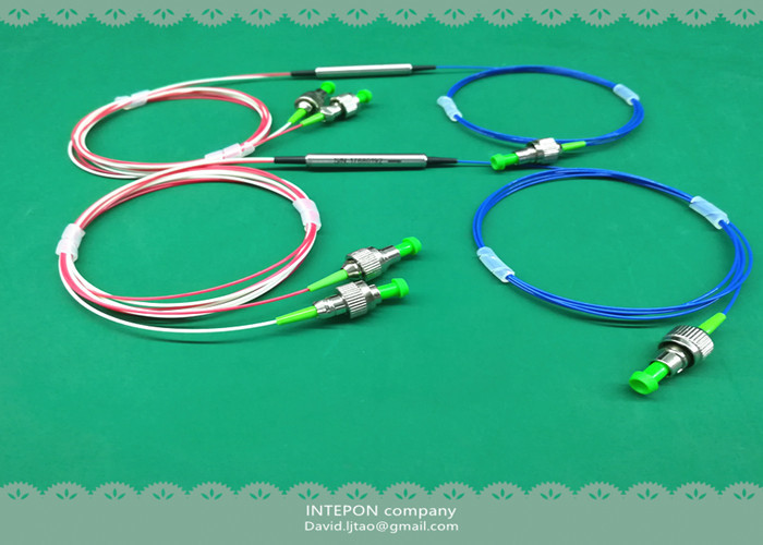 Fiber optic circulator, 1310nm, 3 ports, 5.5x38mm, using for data room, FC/APC connector.