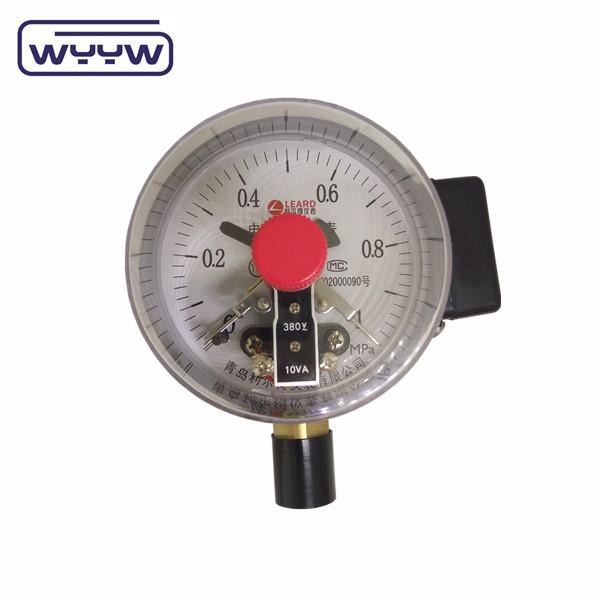 63mm Electric Contact Pressure Gauge Opening 2.5 For Accurate Pressure