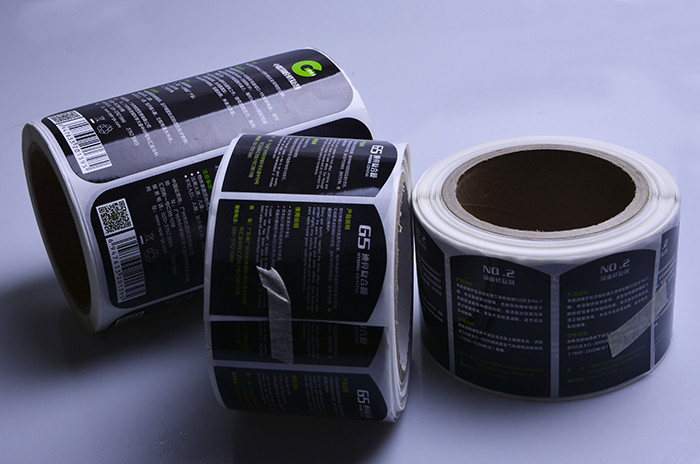 Manufacturer Custom adhesive plastic roll labels stickers for Packaging