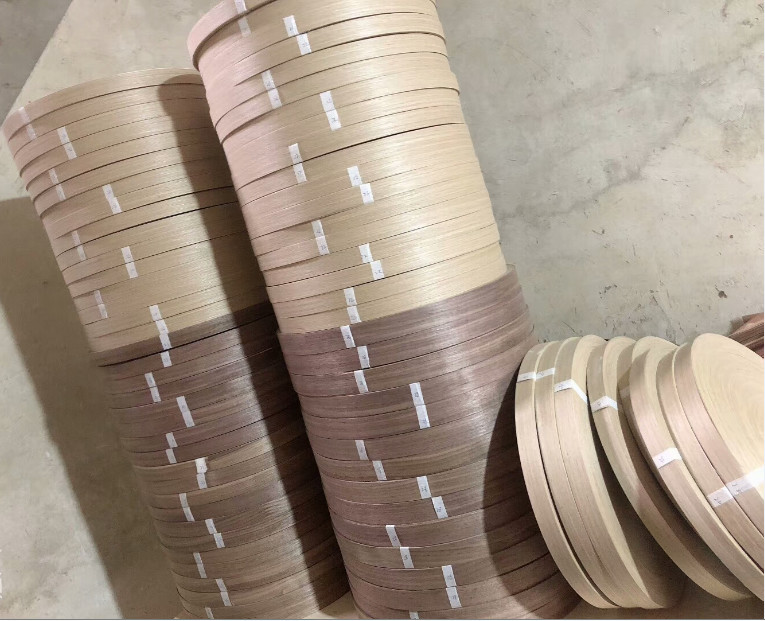 Real Wood Veneer Edge Banding Wood Edge Banding Tape Veneer Edging Thick Veneer Edgebanding