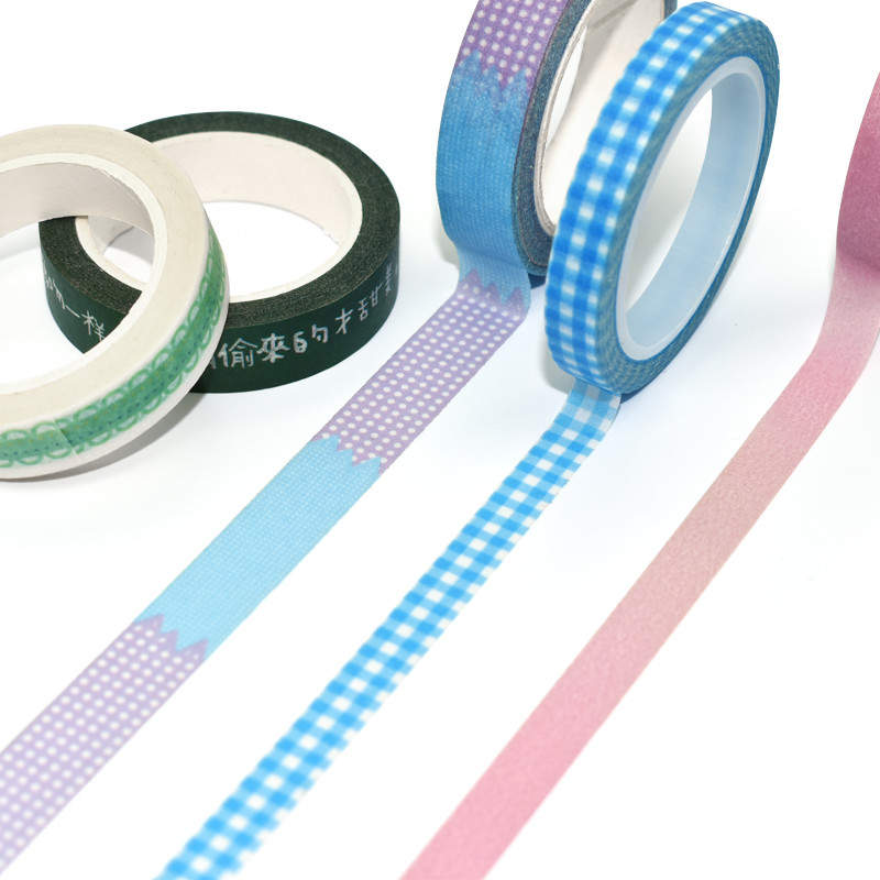Wholesale Colorful Printing Acrylic Tape Decorative Custom Washi Tape Suppliers