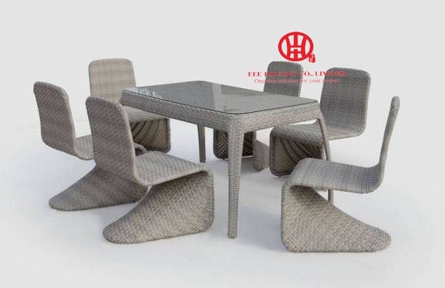 Synthetic Rattan Wicker Furniture Stylish Restaurant Furniture