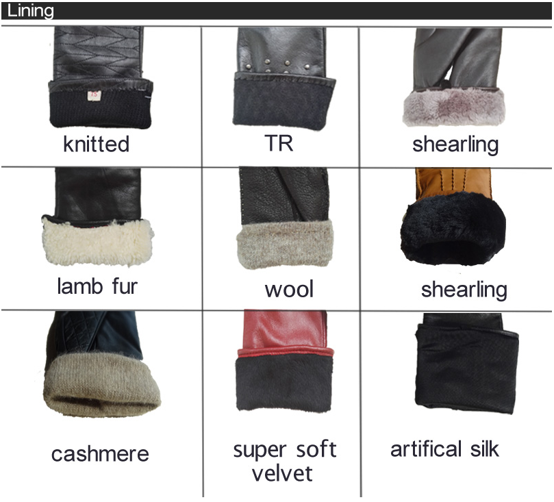 Classical cheap goat leather gloves