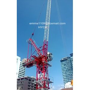 QTD120(5015) Luffing Tower Crane 50m Lifting Boom 1.5t End Load Capacity