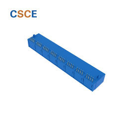 1 X 8 Right Angle RJ45 Modular Jack RJ45 PCB Mount Jack For Communication