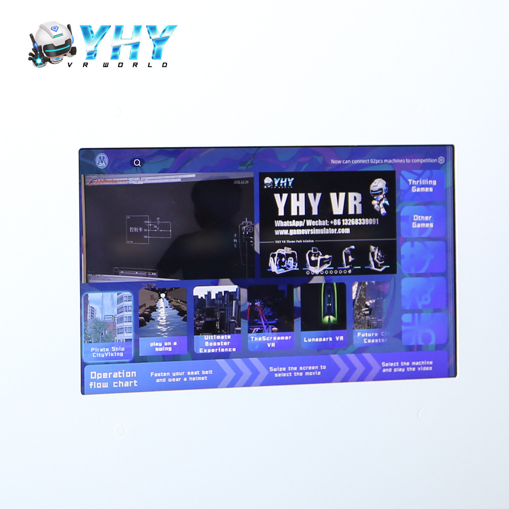 amusement park products 9D cinema Game VR roller coaster 360 degree Simulator