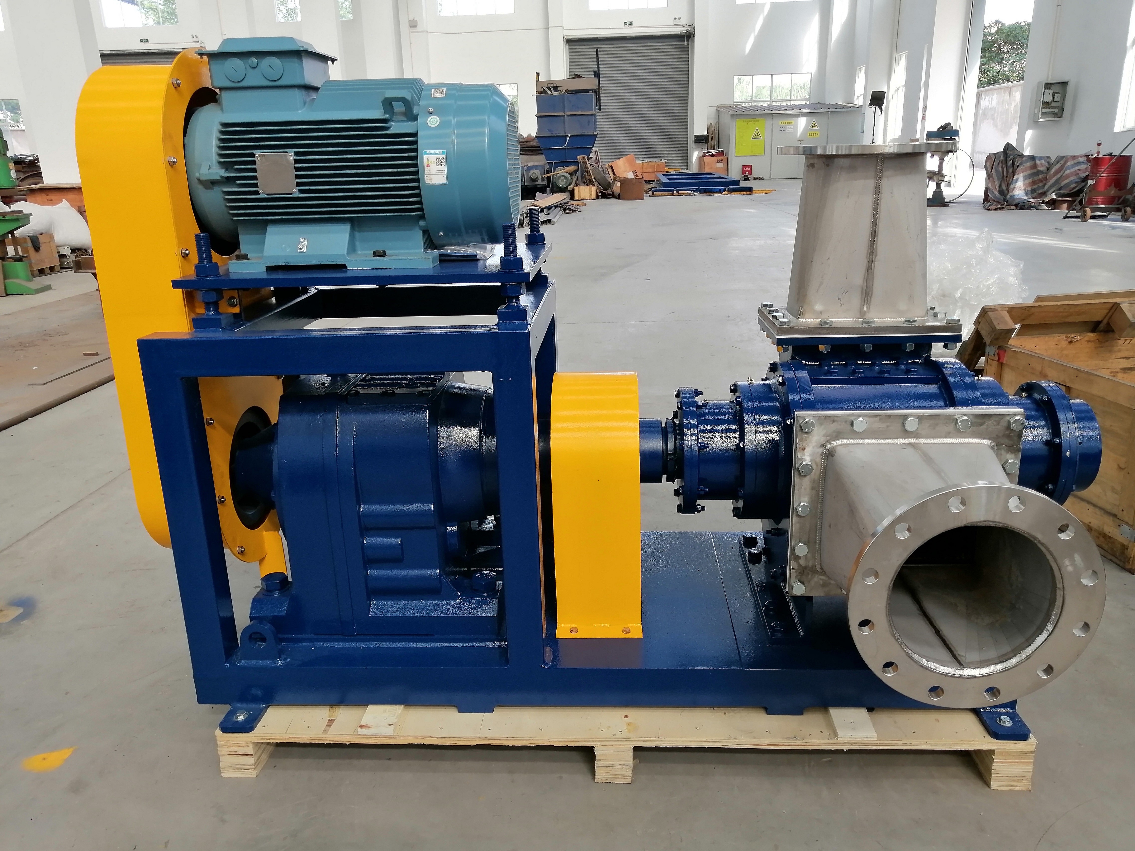 Fish Processing Conveyor Stord Lamella Pump LP 25 Type Rotary Vane Vacuum Pump