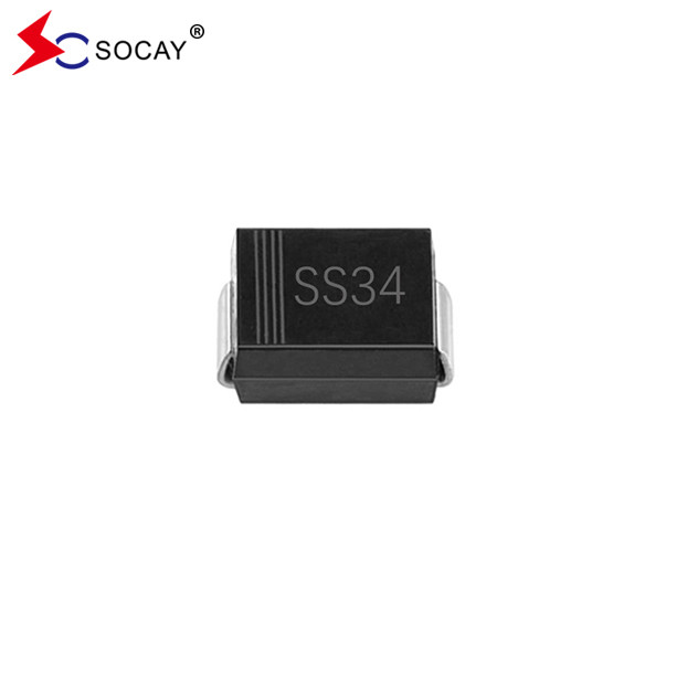 Socay SS34B Rectifier Diode 80A Peak Forward Surge Current in DO-214AA SMB Package